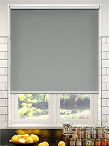 Twist2Fit Eclipse Blackout Mid Grey Roller Blind thumbnail image