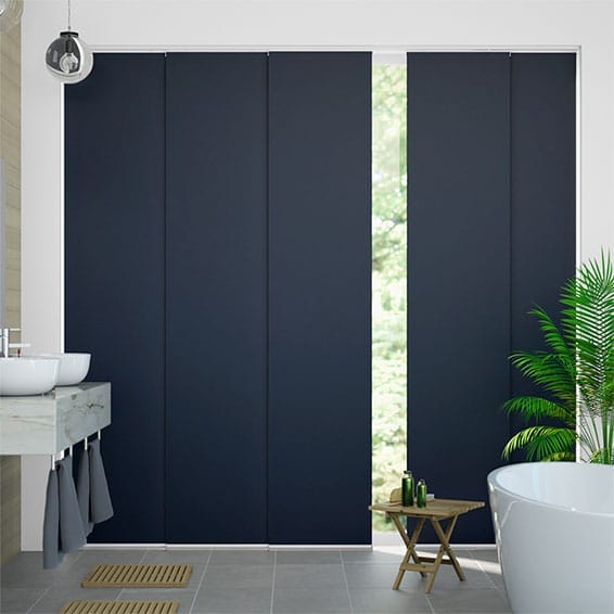 Eclipse Blackout Navy Panel Blind