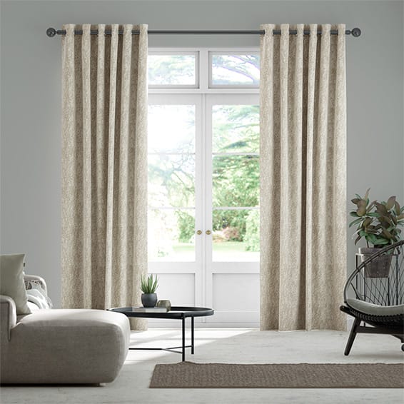 Eglomise Truffle Curtains