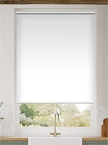 Electric Titan Pristine White Roller Blind thumbnail image