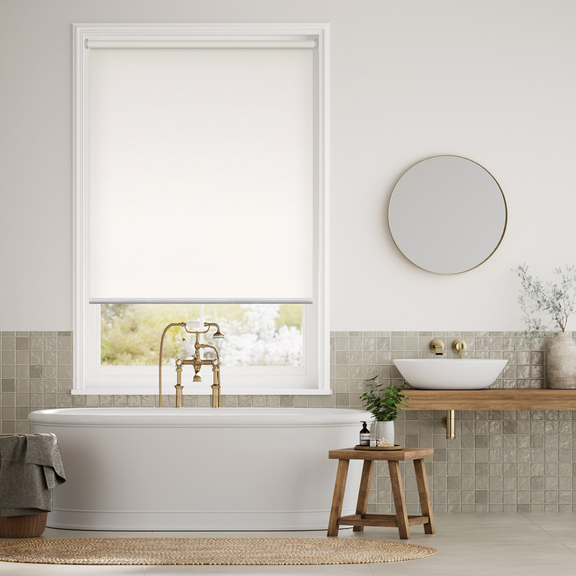 Electric Express Sofia Blackout Mist Roller Blind