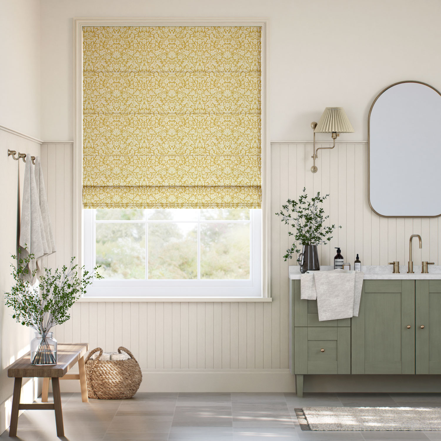 Eleni Gold Roman Blind