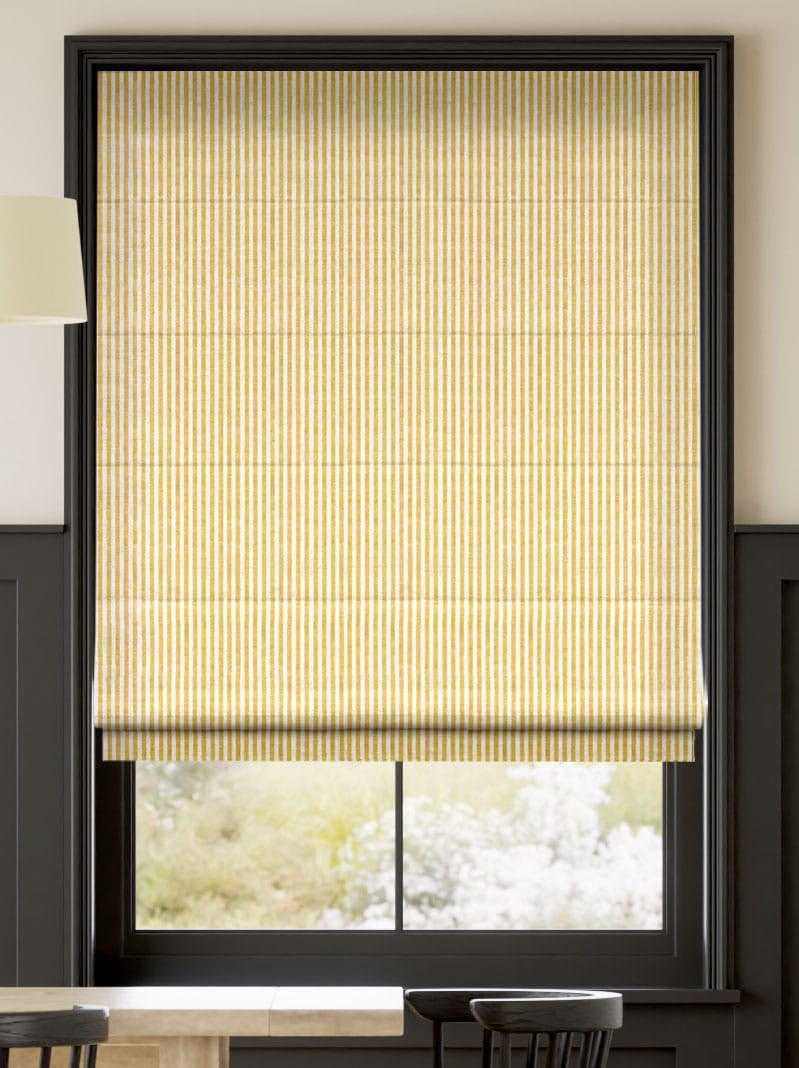 Ella Stripe Honey Roman Blind thumbnail image