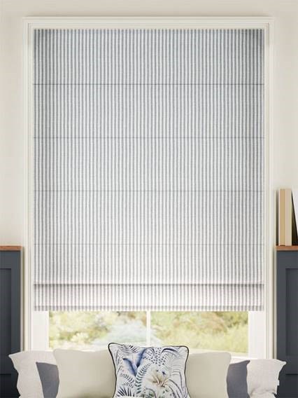 Ella Stripe Storm Roman Blind thumbnail image