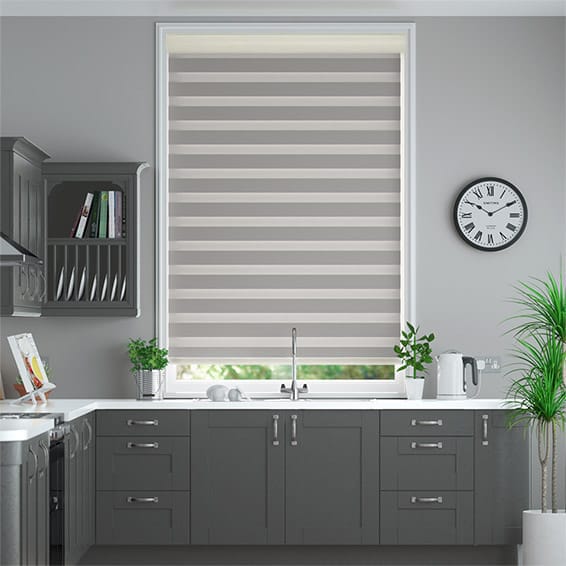 Enjoy City Grey  Zebra Roller Blind