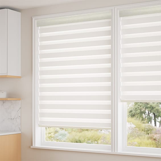 Enjoy Dimout Ivory Zebra Roller Blind