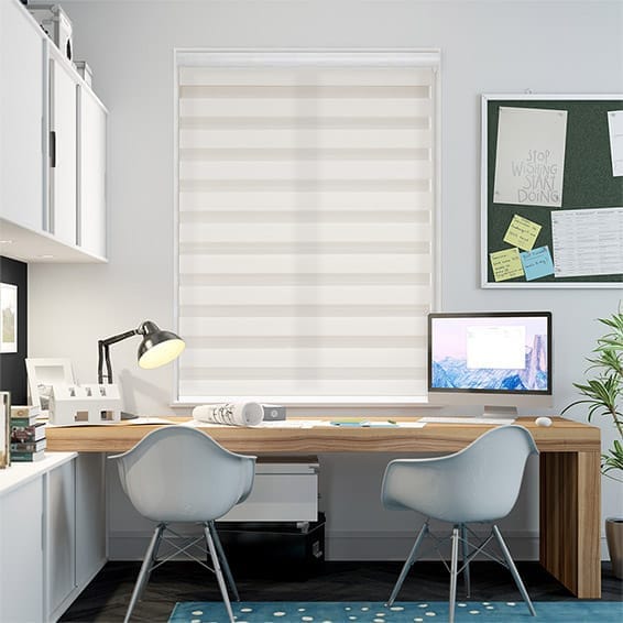 Enjoy Luxe Cream Zebra Roller Blind