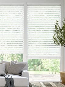 Express Pristine White PVC Wooden Blind thumbnail image