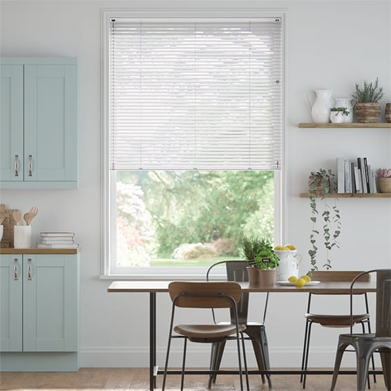 Express Simply White Venetian Blind - 25mm Slat