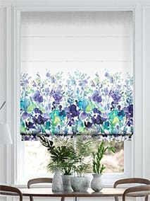 Fairhaven Indigo Blossom Roman Blind thumbnail image