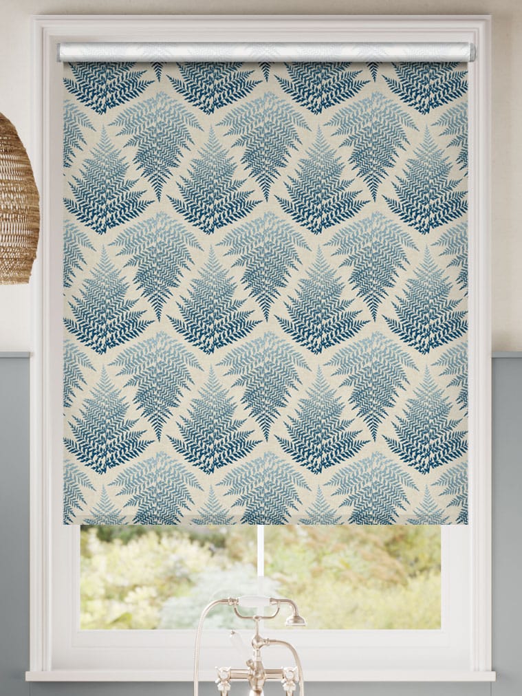 Filix Blue Roller Blind thumbnail image