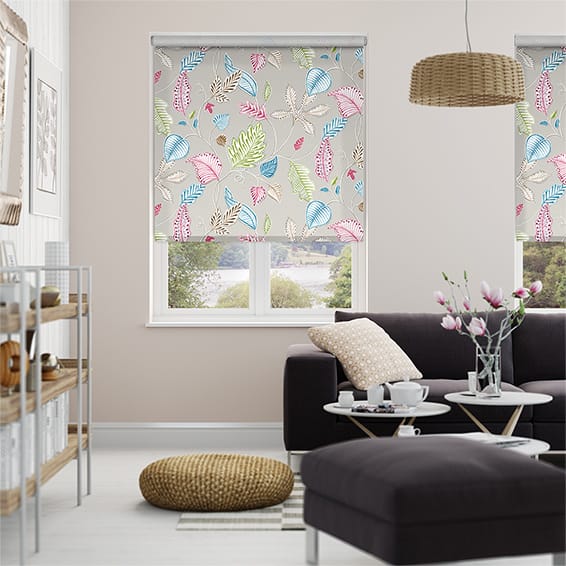 Flavia Cerise Roller Blind