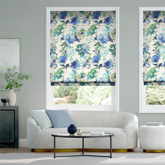 Fleur Sea Breeze Roman Blind