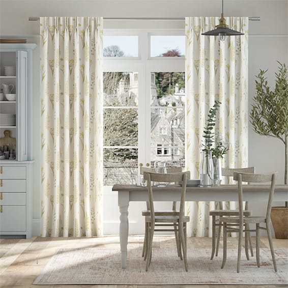 Floral Bazaar Honey Curtains