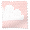 Fluffy Clouds Pink Roman Blind swatch image