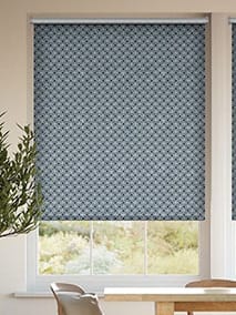 Fretwork Indigo Roller Blind thumbnail image