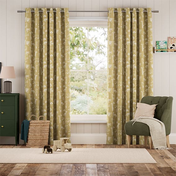 Funky Jungle Mini Straw Curtains