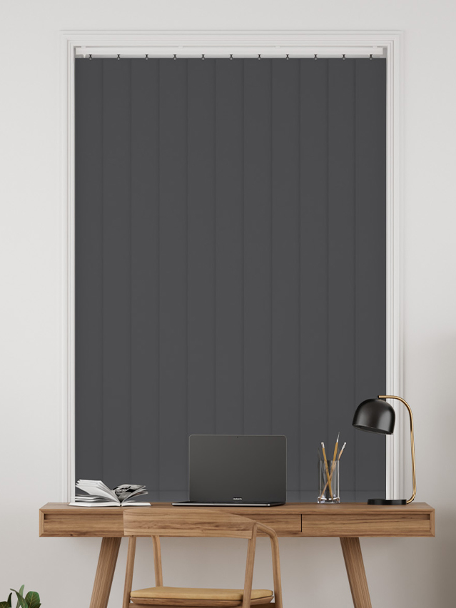 Galaxy Blackout Iron Ore Vertical Blind thumbnail image