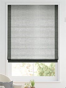 Galileo Faux Silk Silver Roman Blind thumbnail image