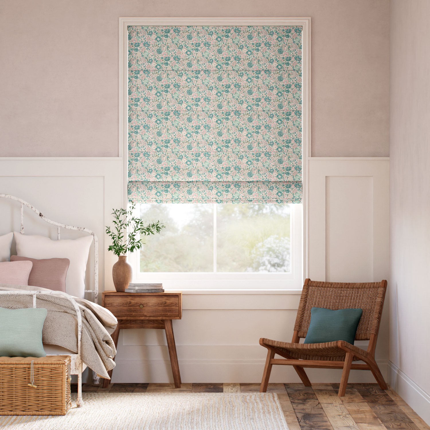 Glen Lyon Basil Roman Blind