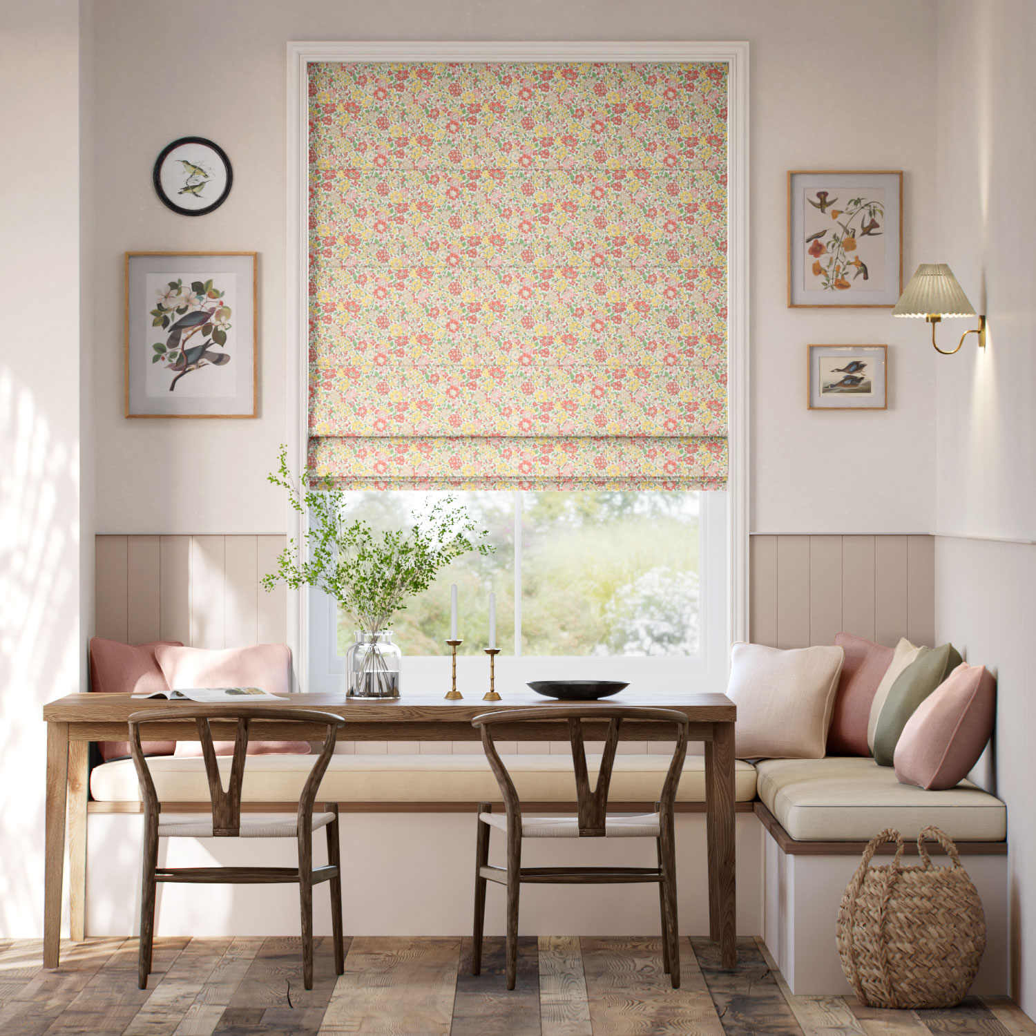 Glen Lyon Rhubarb Roman Blind