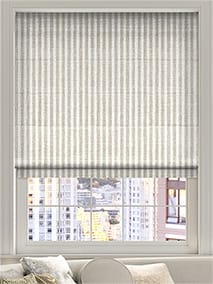 Grande Stripe Linen Roman Blind thumbnail image