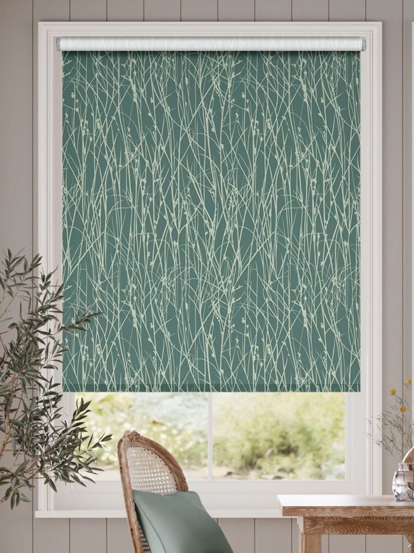 Grasses Sea Mist Roller Blind thumbnail image