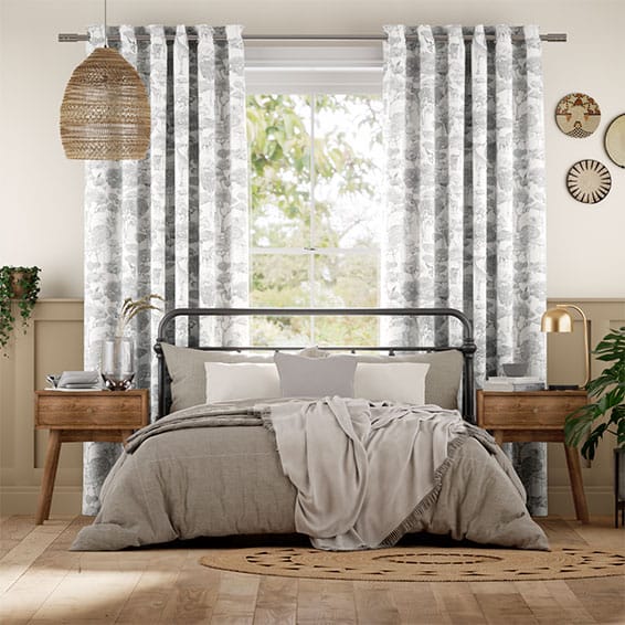 Grassland Graphite Curtains