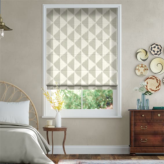 Habutai Pebble Roman Blind