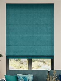 Harrow Caribbean Blue Roman Blind thumbnail image