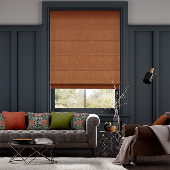 Harrow Cinnamon  Roman Blind