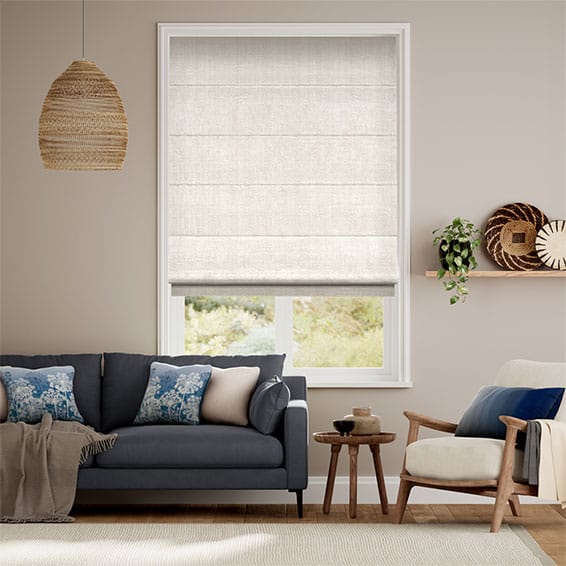 Harrow Ecru  Roman Blind