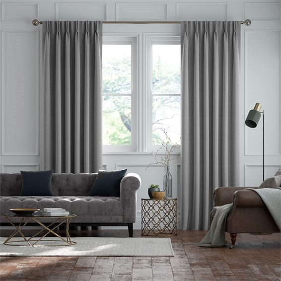 Harrow Mid Grey Curtains