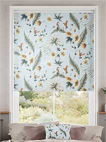 Hummingbird Faux Silk Mist Roller Blind thumbnail image