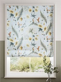 Hummingbird Faux Silk Mist Roman Blind thumbnail image