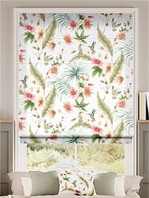 Hummingbird Vintage Pink Roman Blind thumbnail image