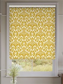 Ikat Damask Deep Ochre Roller Blind thumbnail image