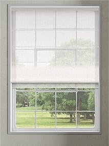 Ionian Sheer Cloud White Roman Blind thumbnail image