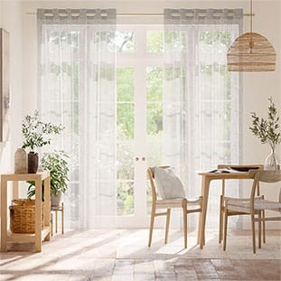 Ionian Sheer Pigeon Grey Curtains thumbnail image