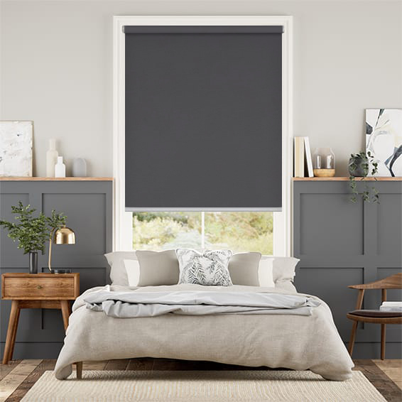 Galaxy Blackout Iron Ore Roller Blind