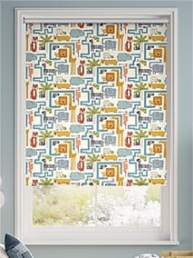 Jungle Jiggle Blackout Denim Multi Roller Blind thumbnail image