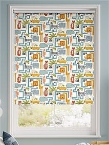 Jungle Jiggle Blackout Denim Multi Roller Blind thumbnail image