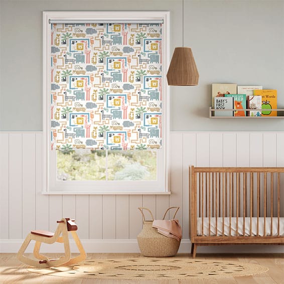 Jungle Jiggle Blackout Sorbet Roller Blind