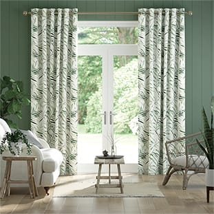 Kentia Linen Leaf Curtains thumbnail image