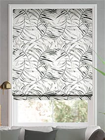 Kentia Linen Smoke Roman Blind thumbnail image