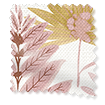 Layered Leaves Blush Ochre Roller Blind swatch image