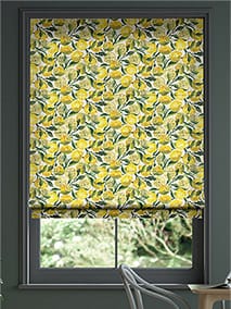 Lemons Yellow Roman Blind thumbnail image