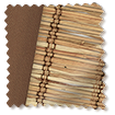 Leticia Cedar & Demerara Roman Blind swatch image