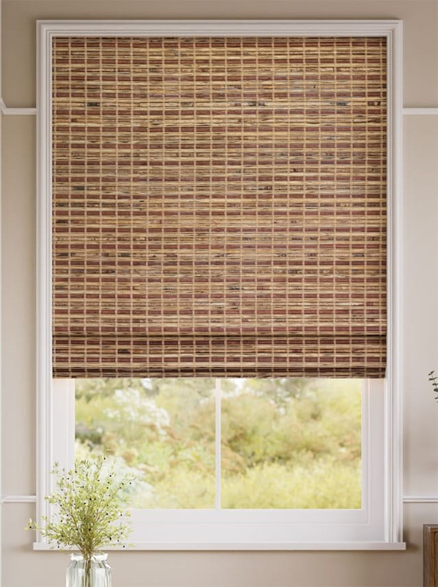 Loreto Chestnut Roman Blind thumbnail image