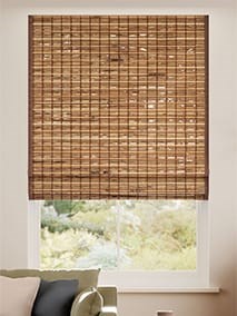 Loreto Walnut & Demerara Roman Blind thumbnail image